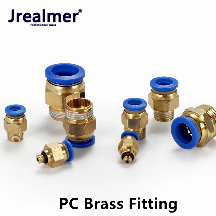 

Jrealmer Bspt 1/8'' 1/4'' 3/8'' 1/2" Inner Straight Push In Pneumatic Fitting To Connect Air Compressor Parts
