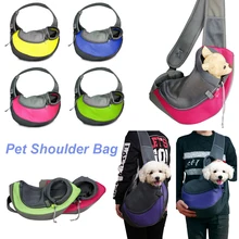 Сумка для собак маленькая животное кошка, щенок, домашний питомец переноска слинг Передняя сетка дорожная сумка через плечо 4 цвета рюкзак для домашних животных