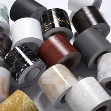 Самоклеящиеся плинтусы наклейки на стену сплошной цвет угол ПВХ водонепроницаемый подоконник линия талии плитка линия передачи-10