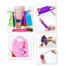 Vogvigo Creative environmental storage bag Handbag Strawberry Foldable Shopping Bags Reusable Folding Grocery Nylon eco tote Bag Vogvigo Creative environmental storage bag Handbag Strawberry Foldable Shopping Bags Reusable Folding Grocery Nylon eco tote Bag