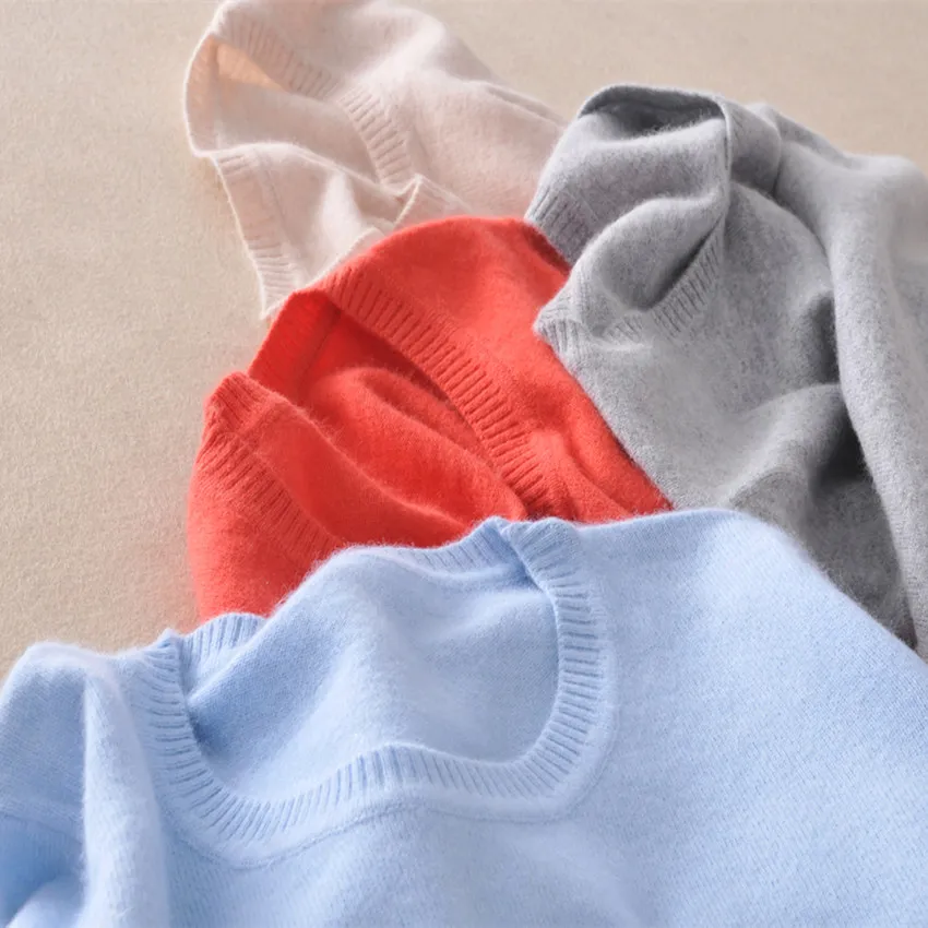 TAILOR SHEEP 2019 Cashmere wool Sweater Women solid color Pullover o-neck sweater female Long sleeve Knitted jumpers TAILOR SHEEP 2019 Cashmere wool Sweater Women solid color Pullover o-neck sweater female Long sleeve Knitted jumpers