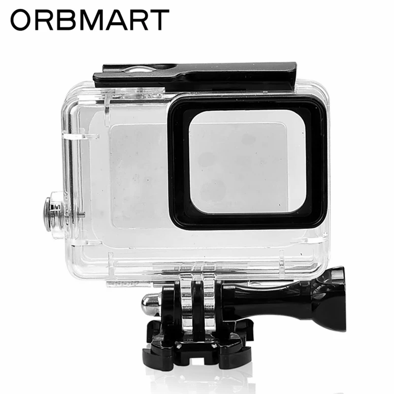 ORBMART 45 м водонепроницаемый чехол Крышка для корпуса для Go Pro Gopro Hero 5 6 Спортивная камера с черным тиражом