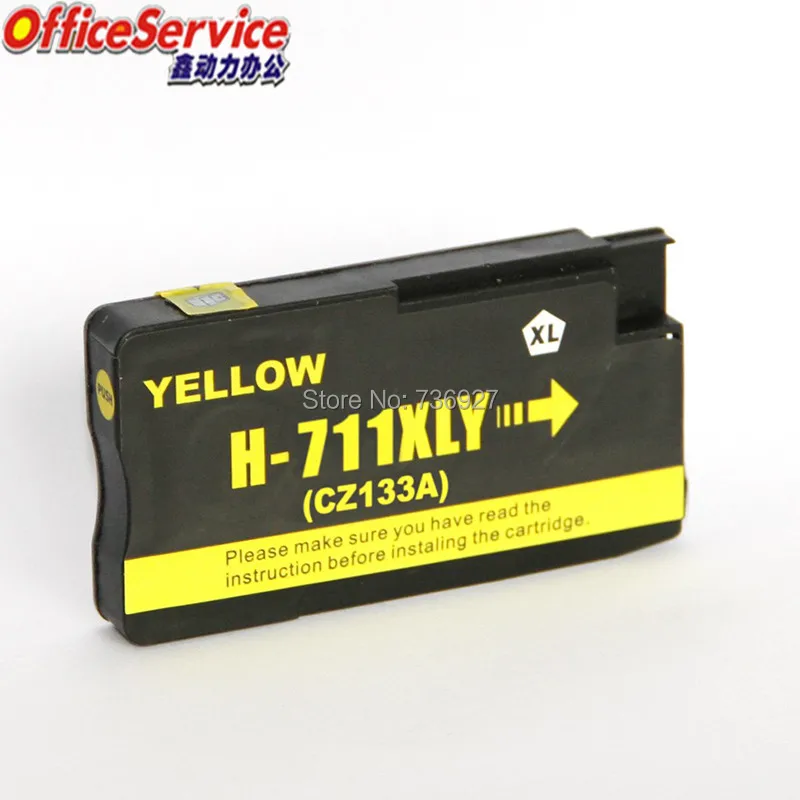 Совместимый чернильный картридж для HP711 711xl подходит струйного принтера Designjet T120