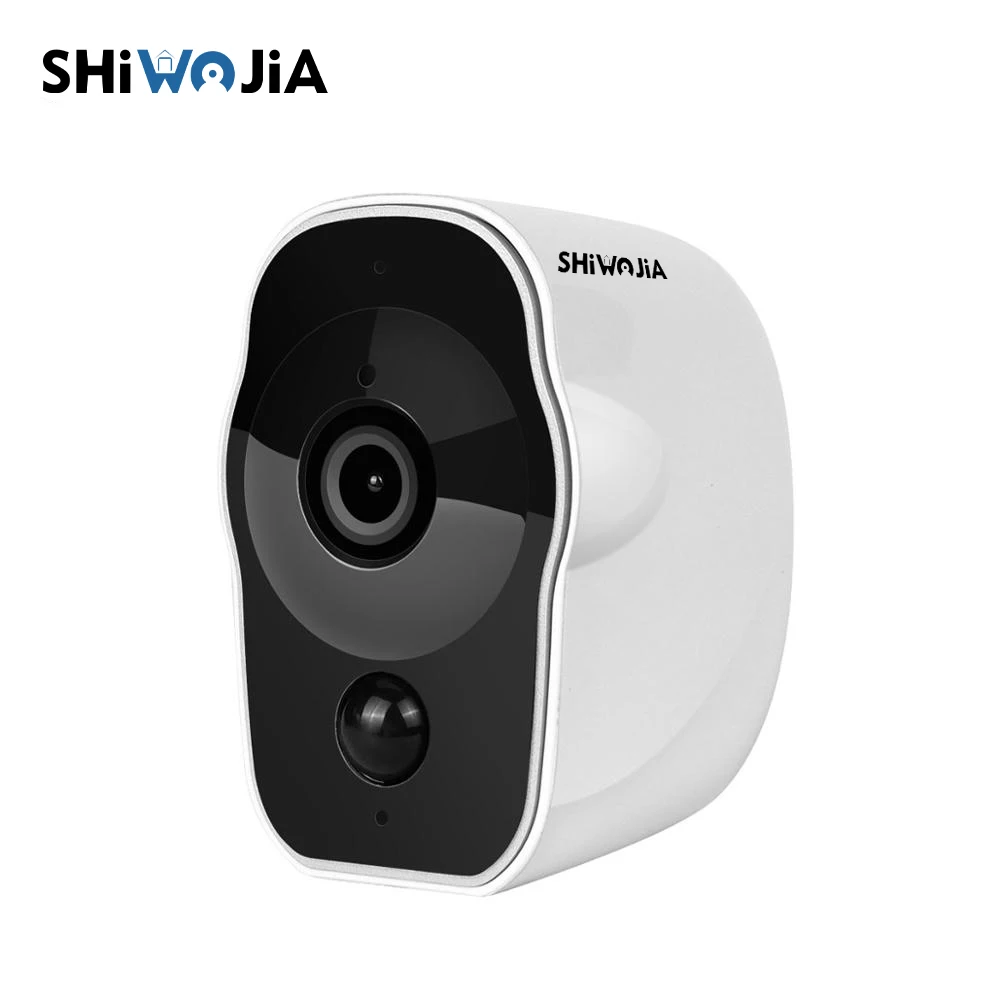

SHIWOJIA 1080P Battery Operated Wireless Security IP Camera Waterproof Outdoor Low Power Consumption Wifi CCTV Camera
