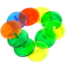 10 шт. пластиковый мяч для гольфа позиционные маркеры Ассорти Цветной маркер Mark