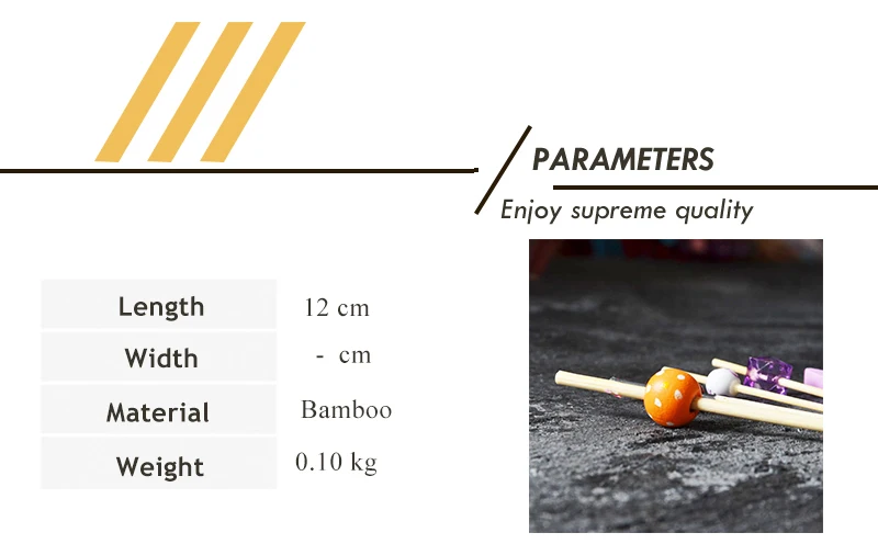 Симпатичные зубочистки бамбуковые деревянные салатные вилки деревянные вилки черные Экологичные кухонные аксессуары ресторанные принадлежности Шпажки для фруктов 627