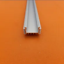 120 м/лот 60 шт. 80 дюймов длиной 2 м анодированный светодиодный алюминиевый профиль для 5050/5630 полосы, светодиодный канал для светодиодный бар светильник