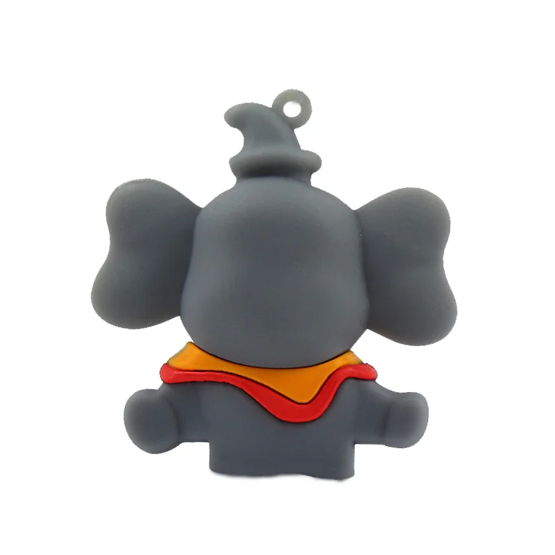 Cartoon dumbo elephant pen drive 4GB 8GB 16GB usb flash drive cute animal memory Stick pendrive 32GB 64GB U disk cle usb gift
