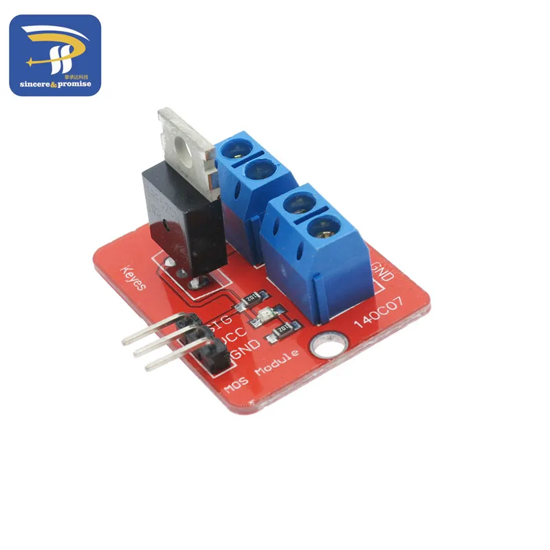 

0-24V Top Mosfet Button IRF520 MOS Driver Module For Arduino MCU ARM Raspberry pi