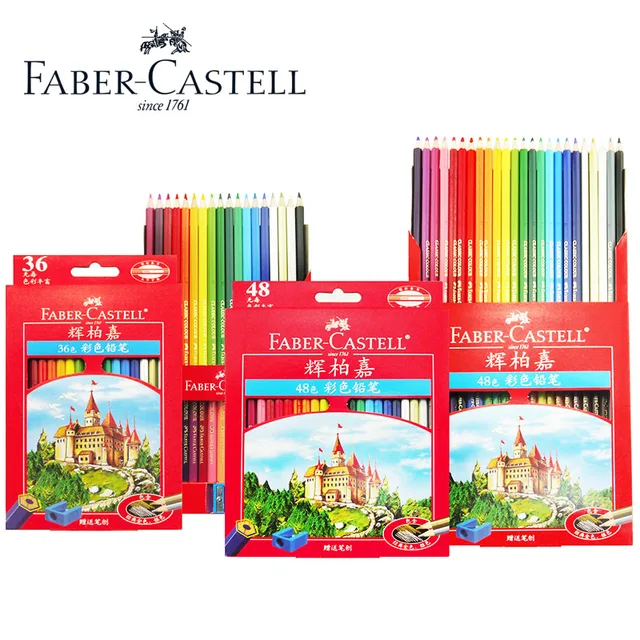Faber Castell Oil Colored Pencils Professional Premier Lapis De Cor 72 Colour Sketch Pencil Colouring Drawing Art Set 6