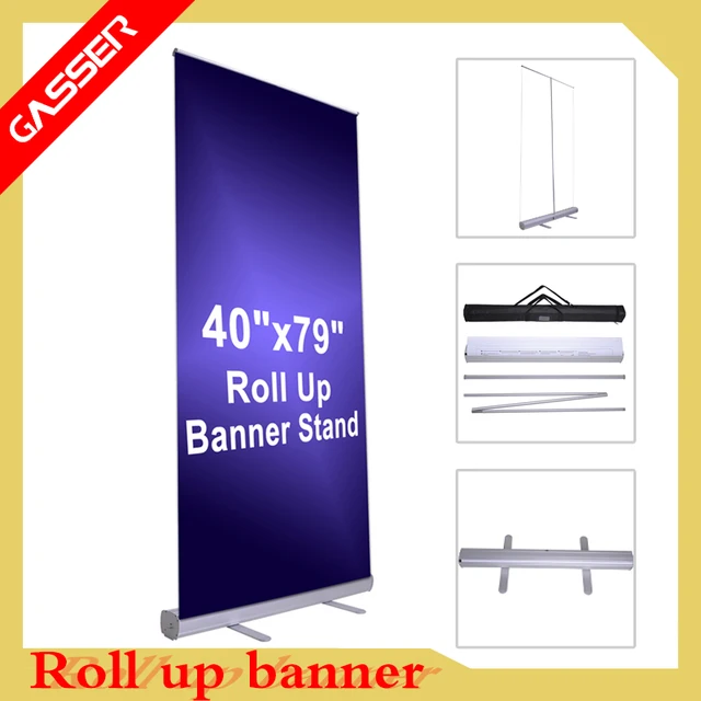 Aluminum display customized design szie 80cm 200cm roll up 