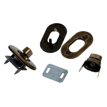 

Iron Based Alloy Purse Twist Turn Lock Antique Bronze 37mm x21mm 28mm x20mm 22mm x16mm,500 Sets