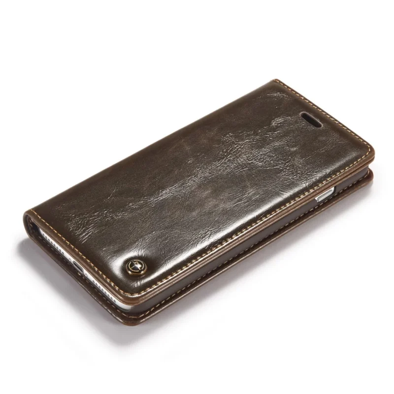 HotOriginal CaseMe003 For iPhone 7 7 Plus Case Retro Crazy Horse Book Style Leather Case With Stand For iPhone 6 6S Plus SE 5S (9)