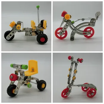 

Commander Stainless Steel Assembly Scale Models 3D Building Blocks Model Kit Vehicle Kids Educational Toys For Kit