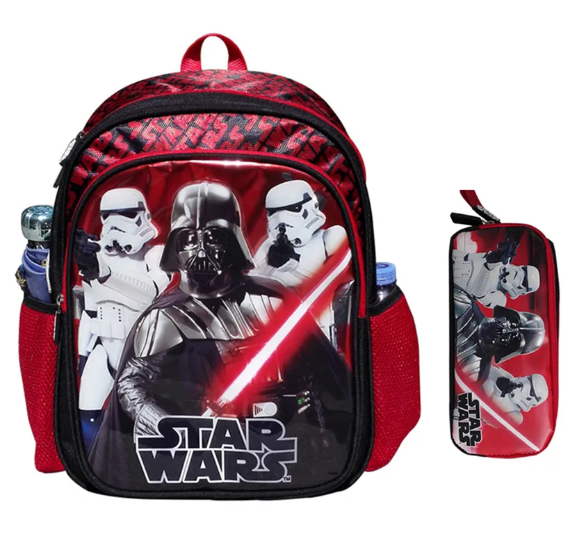 

3D Star Wars Darth Vader Backpack Pencil Case Children School Bags Rucksacks Kids Schoolbag Elementary School Backpacks for Boys