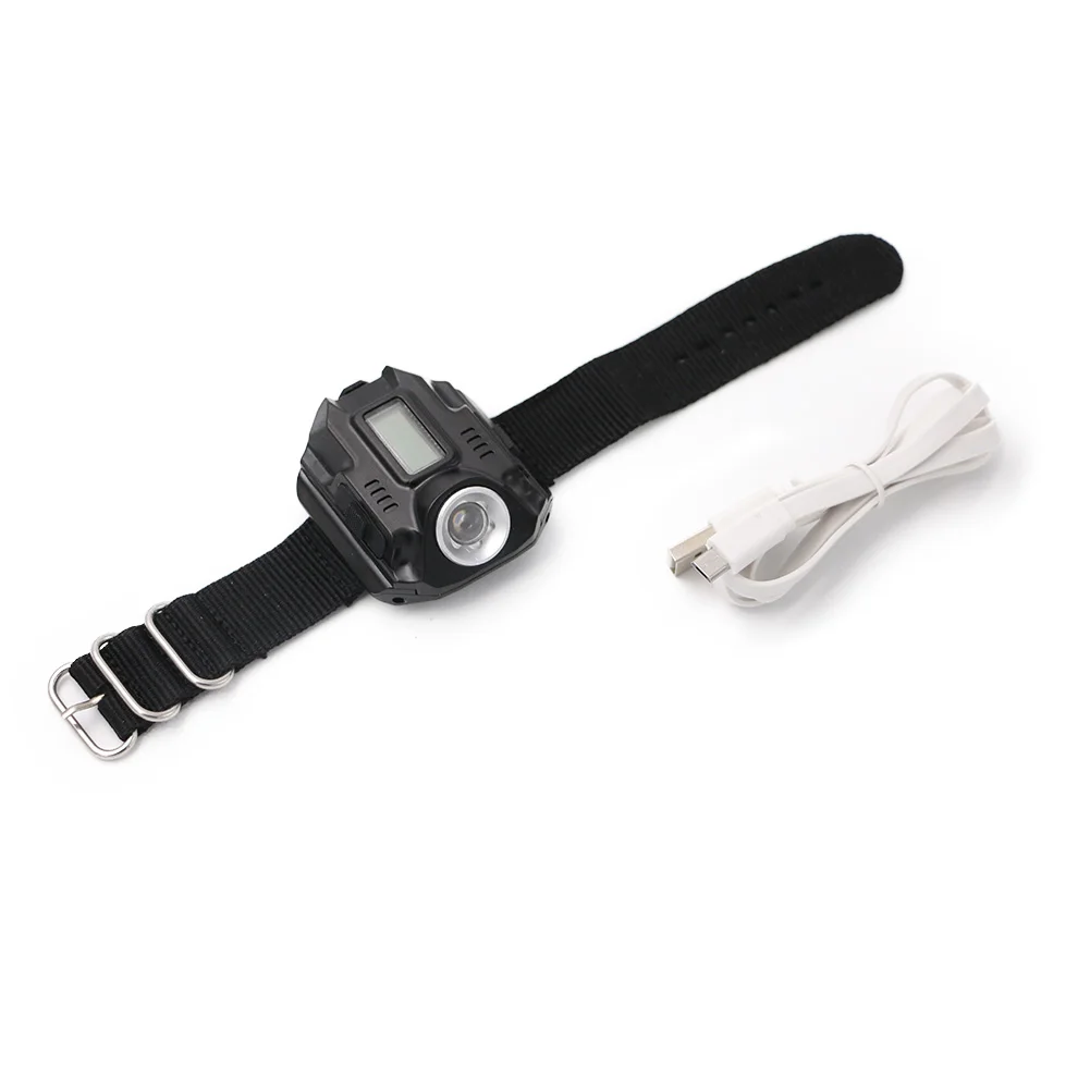 Часы вспышки света LED Watch Фонарик светодиодный wristlight Перезаряжаемые Лампы для