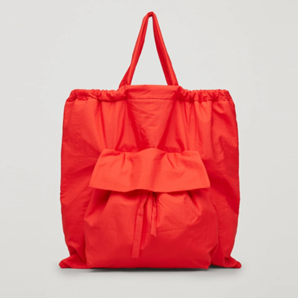 Новая модная дизайнерская Большая вместительная сумка с двумя карманами, дизайнерская сумка на одно плечо, женская сумка, повседневная сумка-тоут