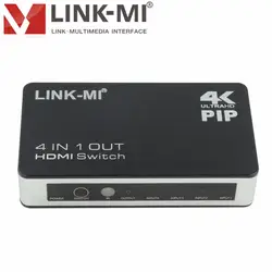 LINK-MI H41P HDMI коммутатор 4x1 Руководство пользователя HD видео беспроводной контроллер Поддержка дисплей 4 К x 2K @ 60 Гц 4 in1 out HD переключатель PIP