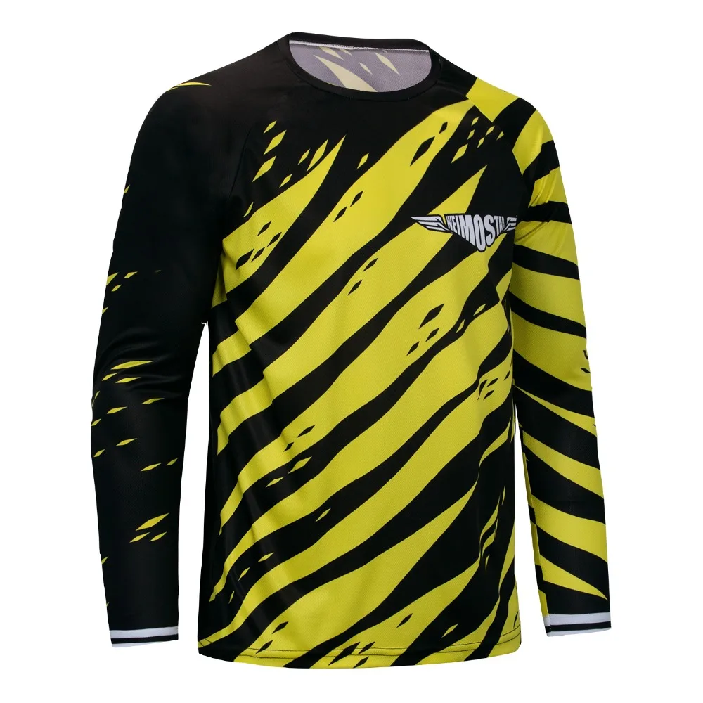 cheap 2018 Motorcycle Cycling Jerseys Moto Motorcycle Mountain Bike Motocross Long BMX MTB T Shirt Racing Clothes Downhill Shirts