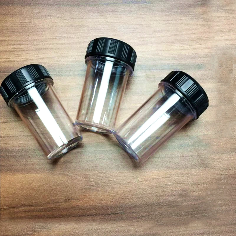 185 195mm Biological Microscope Objective Lens Plastic Box 45mm 60mm Protective Case RMS Thread