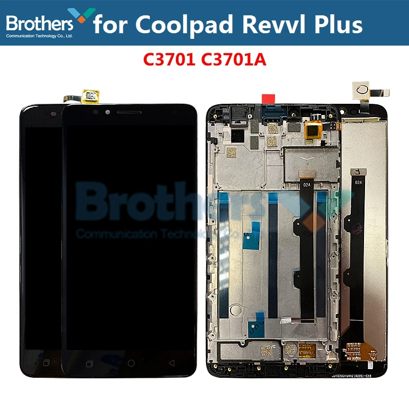 Schermo Lcd Per Coolpad T-Mobile Revvl Plus C3701 Display Lcd Per Coolpad C3701 Assemblaggio Lcd Touch Screen Digitizer Sostituzione