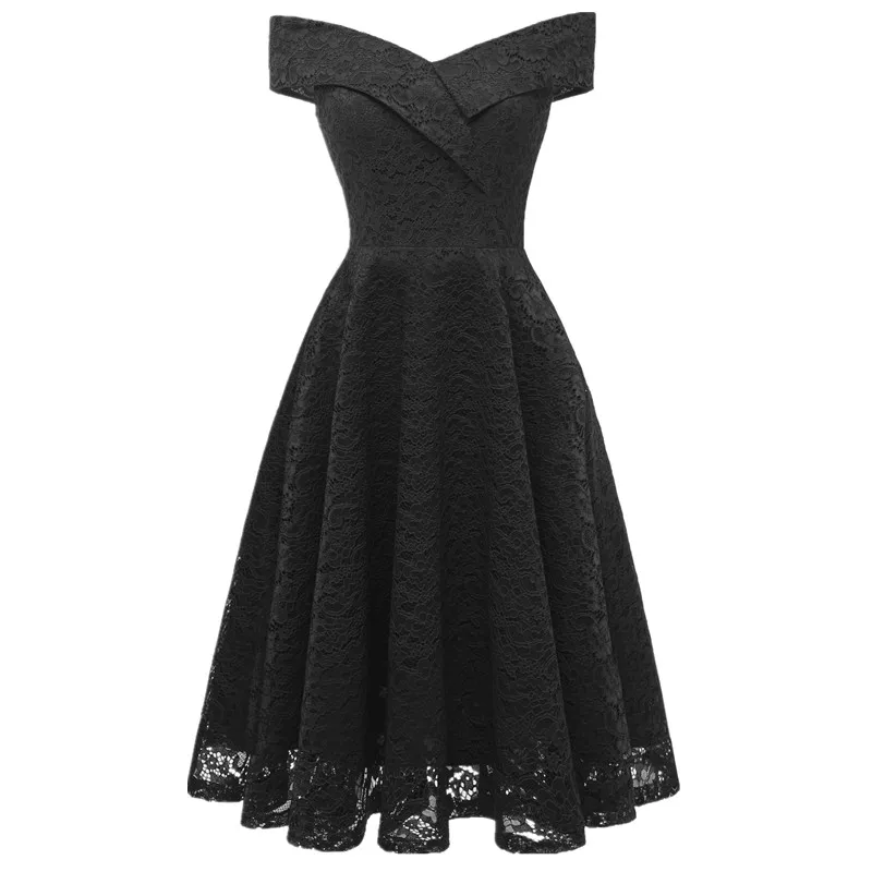 

2018 New Deep V-neck Lace Party Dresses Womens Backless Black Sexy Evening Maternity Clothing Sleeveless High Quality Sale