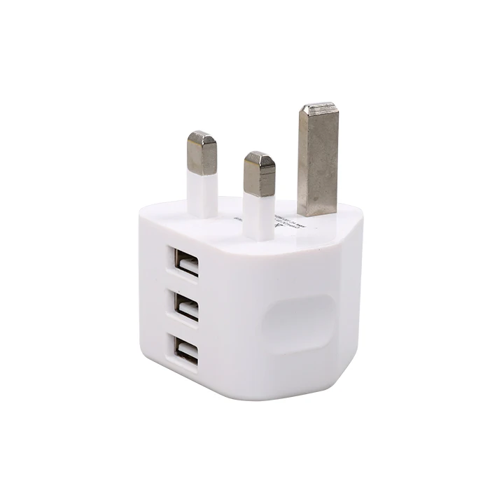 Зарядное устройство с 3 USB разъемами 5 в 1 а|usb uk|uk plug chargerplug charger |