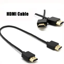 Lungfish плоский кабель 1,4 Удлинитель HDMI кабель Свинец высокая скорость с Ethernet 1080 p золотые контакты HDTV 0,3 м 1 м 1,5 м 2 м 3 м 5 м 0514