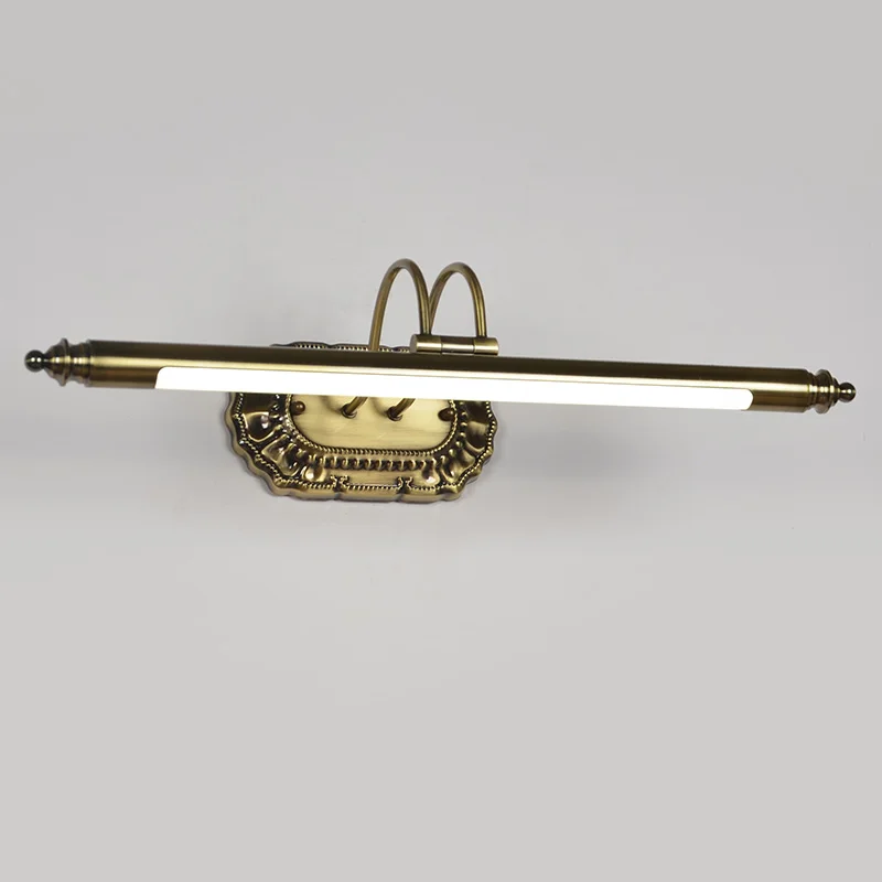 Retro Antique Led Wall Lamp Wrought Iron Wall Sconces Anti-fog Mirror Wall Light Wall Mounted Indoor Lamps Home Lighting Fixtures (4)