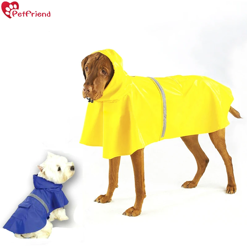 Dog Raincoat Big Dog Clothes Hoodie Pet Waterproof Coat Dog working dog