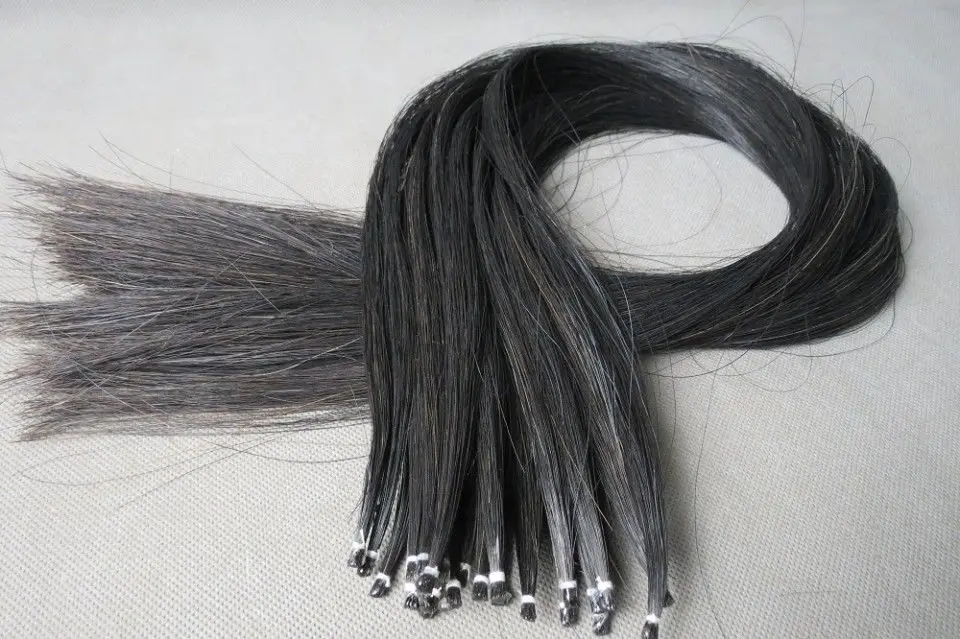 

1kg cello double bass Mongolia natural black bow hair horse tail 80-85 cm