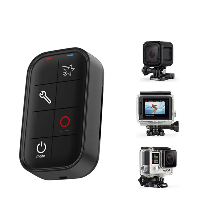 TELESIN Wifi Remote Control For Go Pro Hero 5 Action Camera Accessories Charging Cable Wi-Fi Controller For Gopro Hero 6 5 4 3+ TELESIN Wifi Remote Control For Go Pro Hero 5 Action Camera Accessories Charging Cable Wi-Fi Controller For Gopro Hero 6 5 4 3+