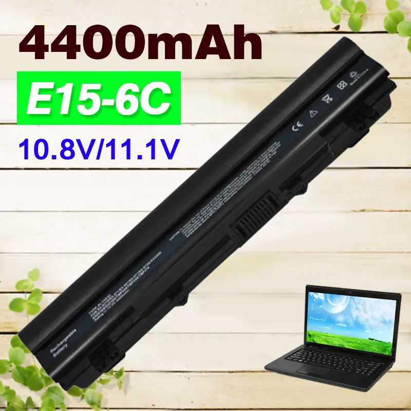 4400mAh 6 Cells Laptop Battery For Acer Aspire AL14A32 E5 471G E5 551G