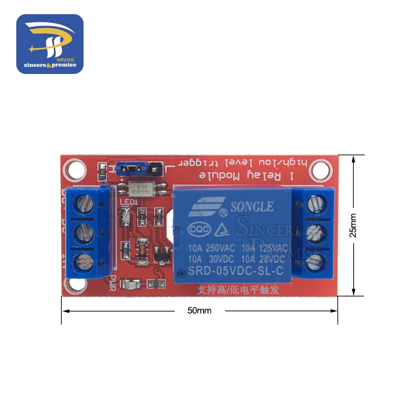Один 1-канальный 5 в 12 В релейный модуль платы щит для Arduino со стандартным триггером высокого и низкого уровня (art.: 79e3fd3af) - 79e3fd3af