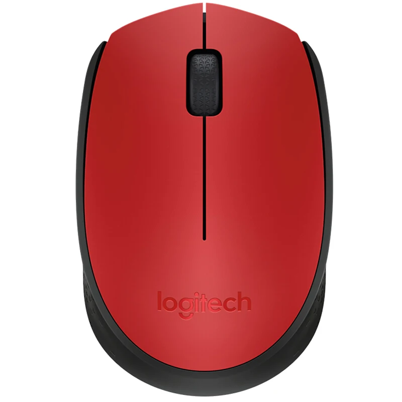 Беспроводная мышь logitech M170 2,4 ГГц с оптической мышью 1000 dpi для ПК/ноутбука, игровая мышь для офиса и дома - Цвет: Красный