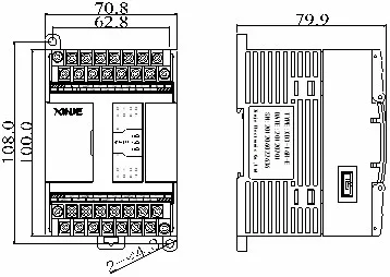 XD3-16T-C Xinje PLC контроллер, есть, быстрая