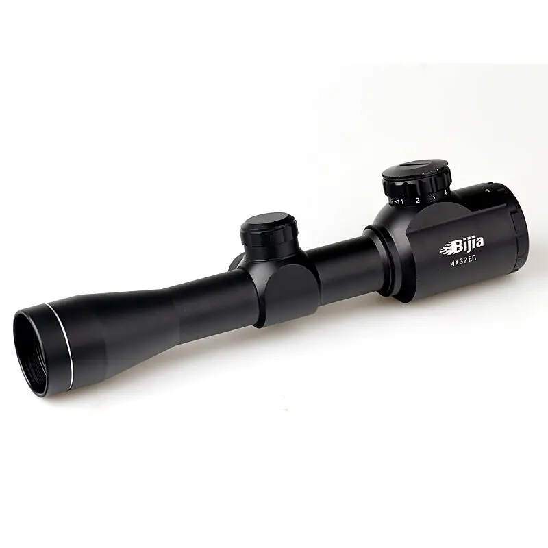

BIJIA 4X32 Tactical Air Rifle Red/Green Dot Optics Sniper Scope Compact Riflescopes hunting scopes with 11mm/20mm Rail mounts