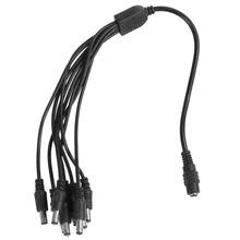 ABKT-5.5x2.1mm 8-канальный сетевой видеорегистратор Разветвитель DC Мощность кабель Питание Для Secuirty CCTV Системы