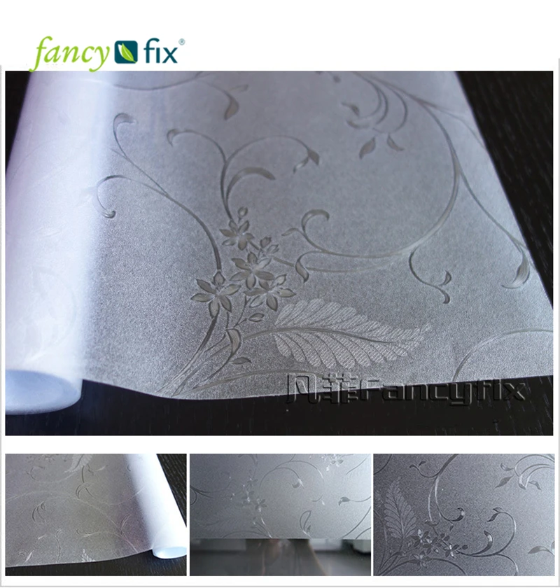 Элегантная матовая стеклянная пленка для окон FANCY FIX декоративная