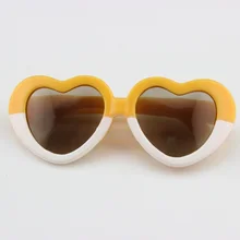2pcs American Doll Sunglass American Girl Doll Accessories Heart Shape Fits 18 American Girl Doll For