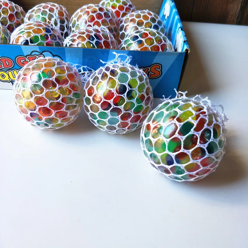 

Squishy Decompression Multicolor Beads Grape Ball Venting Ball Creative Antistress Quirky Squeaking Toys for Adult Children