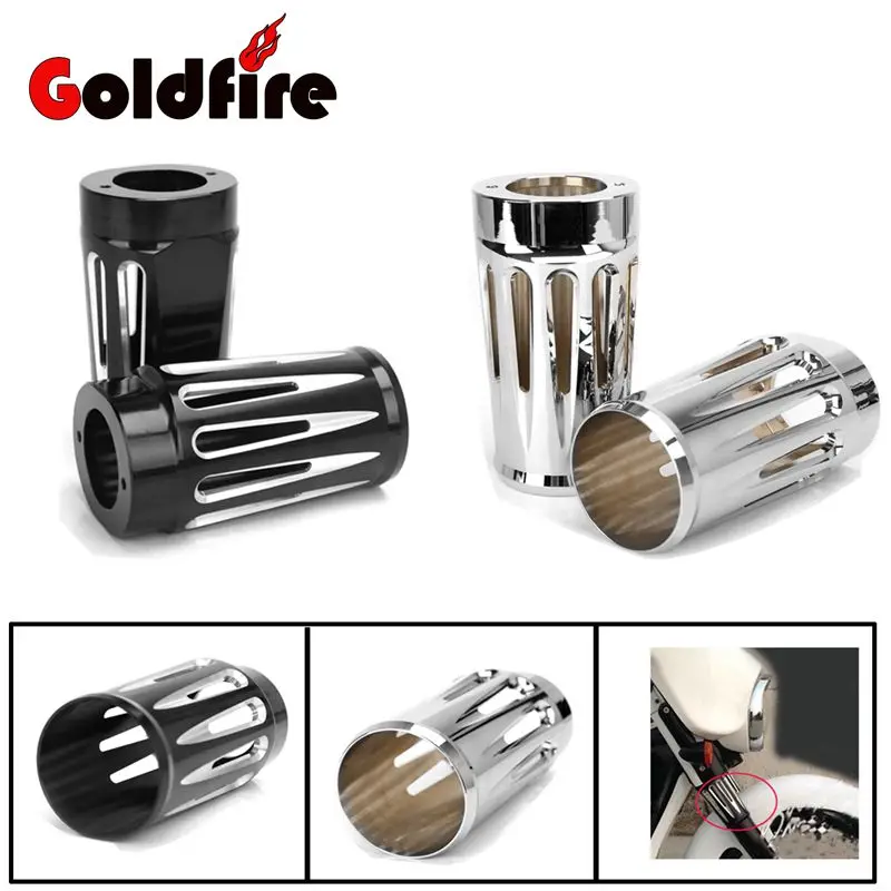 CNC New Aluminum Front shock Absorber Damper Stud Covers For Harley