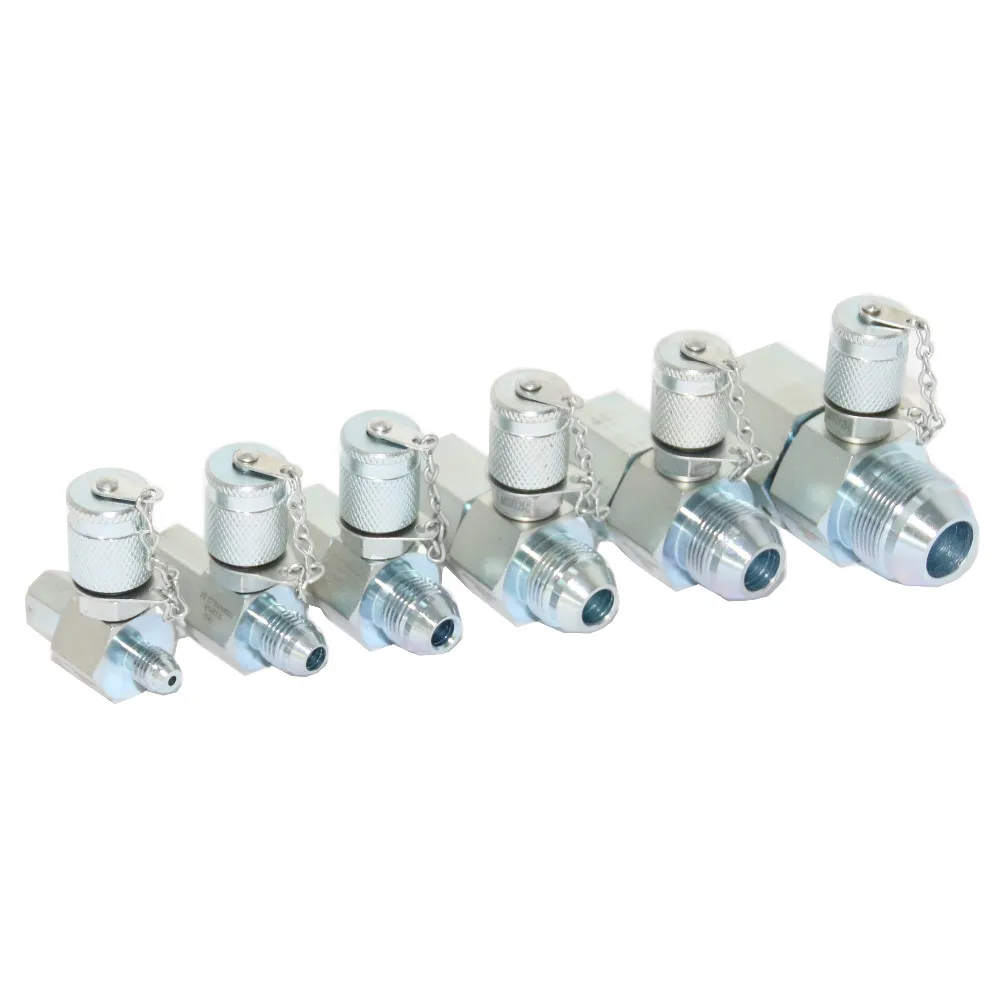 6 Pack JIS30 Metric Series Hydraulic Swivel Run Tees kit for Japanese