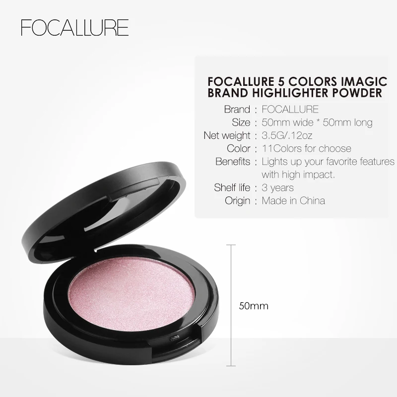 Focallure 5 цветов highlighter пудра Макияж Imagic осветитель мерцающая для лица Уход