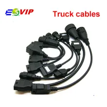 5 pcs/lot TCS CDP Truck Cables for Tcs CDP Pro PLUS Turck Cable Diagnostic tool for CDP PRO Truck Cables DHL Free