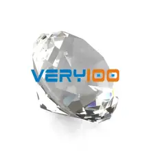 5 шт. 60 мм/2,3" прозрачный алмаз форма пресс-папье стеклянный камень домашний дисплей