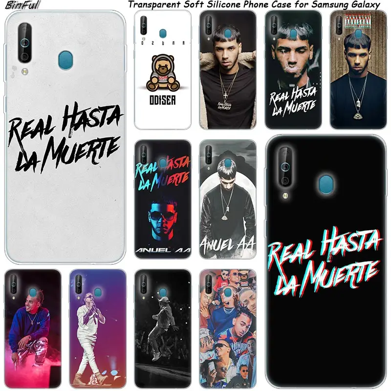 

Hot Anuel aa Ozuna Silicone Phone Case For Samsung Galaxy A80 A70 A60 A50 A40 A40S A30 A20E A2CORE M40 Note 10 Plus 9 8 5 Cover