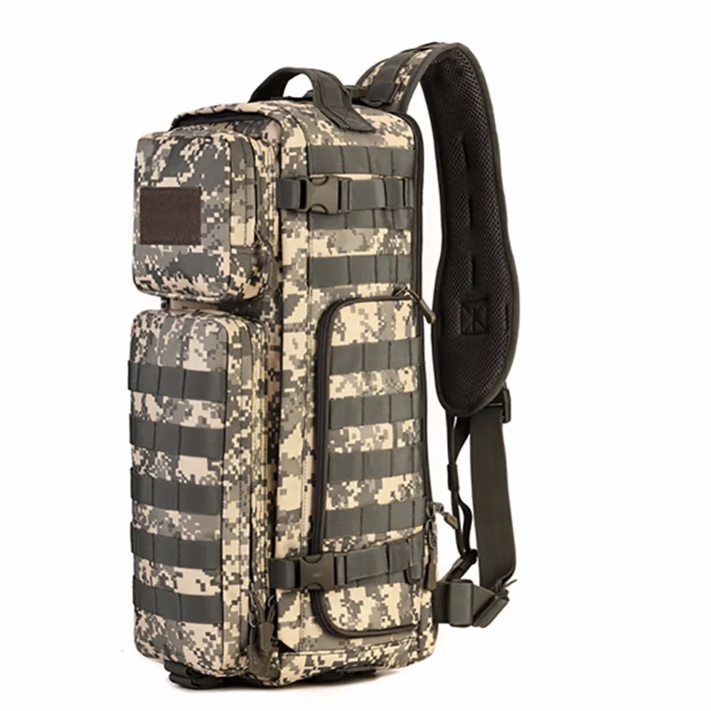 

Men Chest Sling Back Pack Men's Shoulder Bags Man Large Travel Military Back packs Molle Bags Outdoors Rucksack