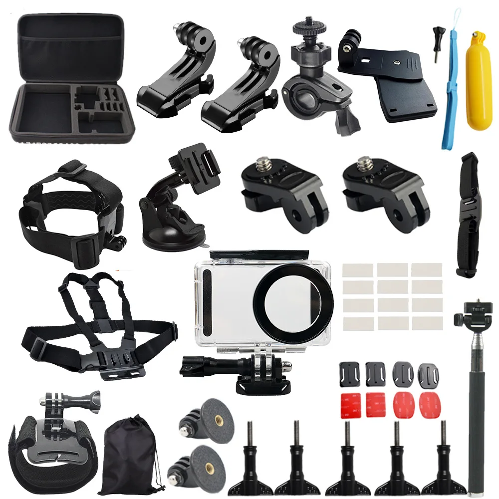 

Camera Accessories Set for Xiaomi Mijia 4K Mini Camera Multi-in-1 Waterproof fitting for Diving/Climbing/Riding/Skiing/Racing