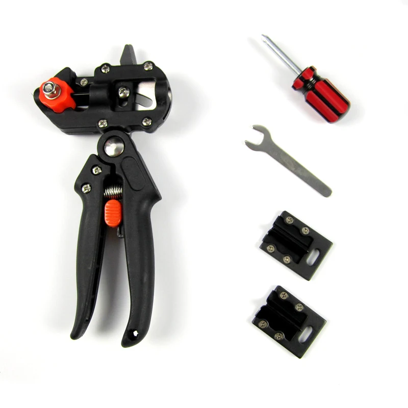 Qeleven Professional Fruit Tree Grafting Tool 2 Blades Professional Garden Fruit Tree Pruning Shear Grafting Cutting Tool